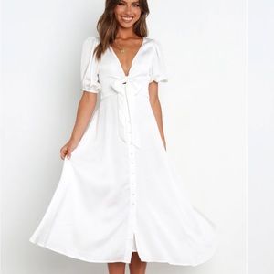 NWT Petal & Pup Piper Dress - White Ivory - Rehearsal Dinner, Bridal Shower